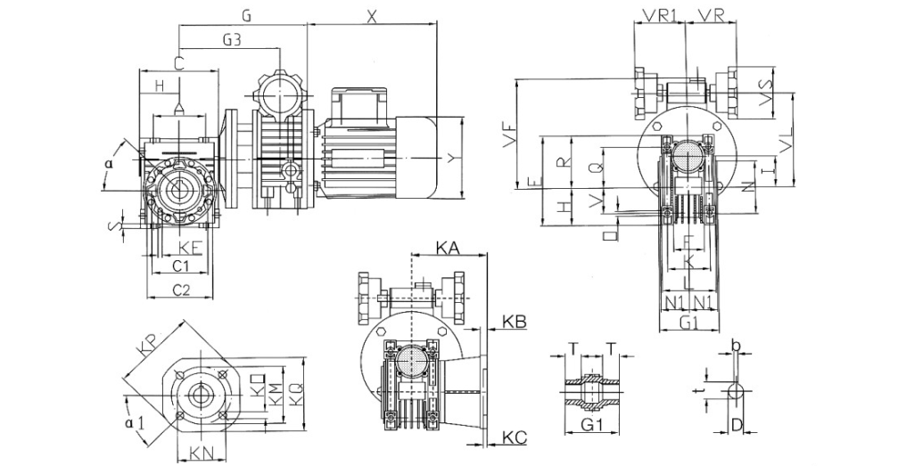 NMRV減速機UDL無級變速機參數