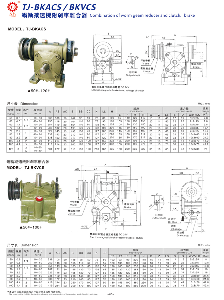 減速機離合剎車器